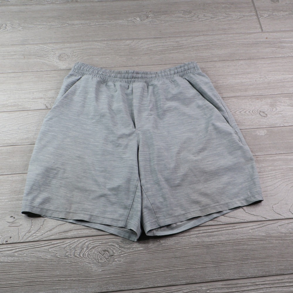 Lululemon Surge Lined Training Shorts Men's Medium Gray 7in Inseam